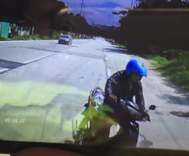 Biker Becomes Road Kill