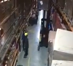 Hard Hat Not Going to Save Him From this Work Accident