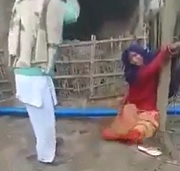 Lovers Tied Up to Poles and Beaten 