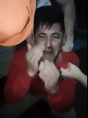 Prison Beating the New Guy