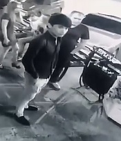 Shot Outside the Club.