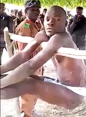 Hog Tied and Receiving Jungle Justice.