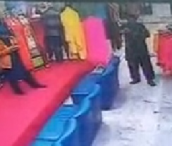 Dumb Ass Accidentally Shoots Himself with an AK-47