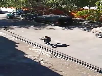 Girl Shot in the Leg