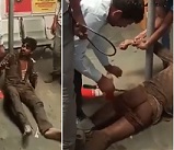 BRUTAL: Thief Tortured with Large Screwdriver Stuck up Ass