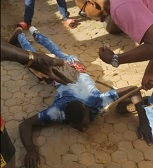 Dude Caught Stealing Receives Justice.