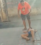 Dude Makes Short Work of Tranny