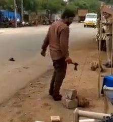 Dude Hacked Up by His Relative Over a Land Dispute