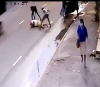 Stabbed to Death on Busy Street