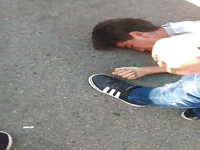 Kids Gets His Ass Whooped