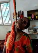 Sick Bitch Poisons Her 2 Kids Then Hangs Herself (Eerie Stare)