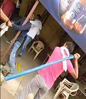 Don't Sell Stuff at this Guys Event...Dude Beat with Huge Rod.