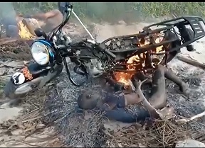 Thieves Tortured and Burned to Death.