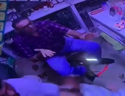 Stabbed and Hammered in Store.