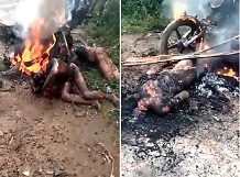 Thieves Beheaded and BBQ'd 