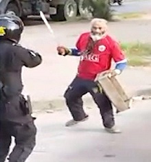 Machete-Wielding Man Shot By Police