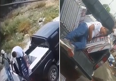 Dude Gunned Down in Pickup Truck (Action & Aftermath)