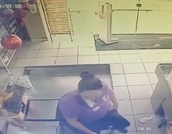 WOW: Out of Control Car Takes Out Group in Store.