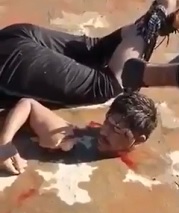 Dude Quartered on Some Medieval Shit.