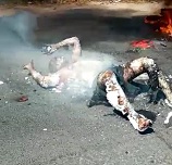 Biker Baked Well Done in Accident.