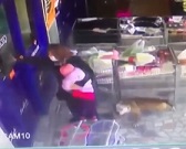 Crazy Stray Pitbull Wants to Eat Little Girl.