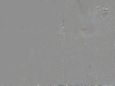 T-55 tank in Libya is hit by a TOW missile and sees his turret blown off