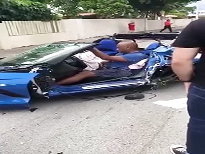 This dude is lucky to be alive . 