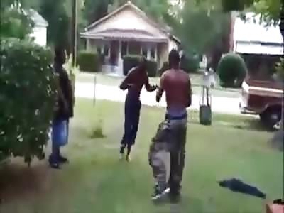 Gay fight ends in vicious KO