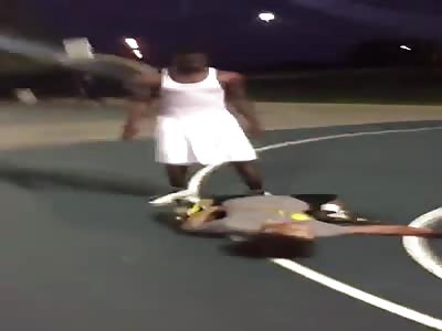  GETS KOED AND FALLS IN AN AWKWARD WAY