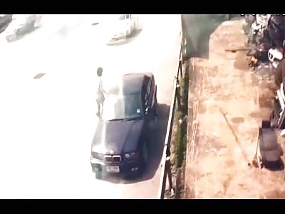 Why You Don't Stop On The Highway: Guy Sent Flying After Being Hit