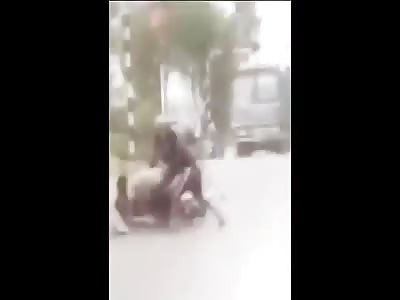 Indian Beaten To Curry Paste With A Bat