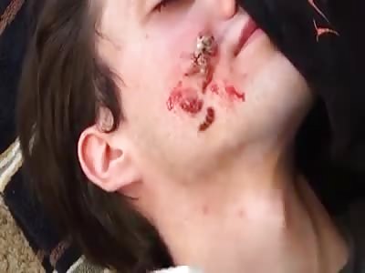 Get that white off your face..