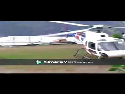 DAMN! Man Beheaded by Helicopter Blade