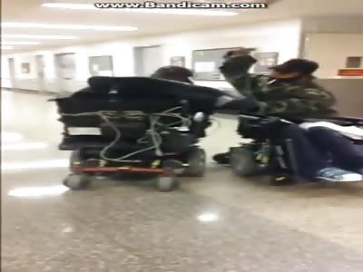 wheelchair fight
