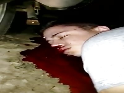 Man drowns in her blood after being shot in the head