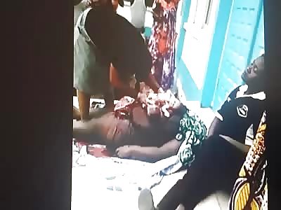 Pregnant woman dies with her two twin sons outside a hospital