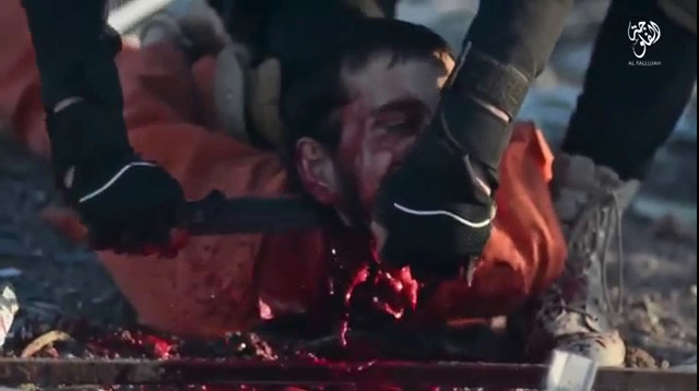 NEW ISIS Execution of 'spy' by beheading