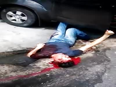 Thief dying after being shot in the head