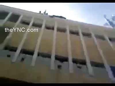 Drop a homosexual from the roof of a building