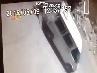 The moment a child is run over in Israel 