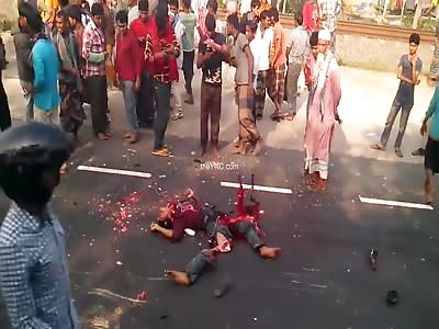 I think I saw someone badly hurt