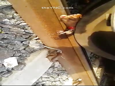 The Dismembered Body Of The Suicide On The Train Lines