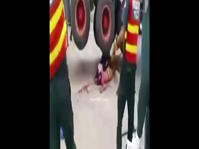 Lift Truck And Remove The Dead Bodies