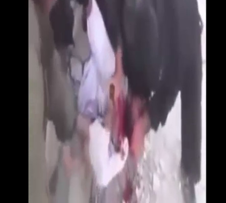 Execution the Man Beheaded And Shot Several AK-47