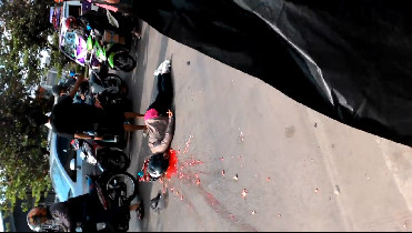 The Woman Motorcyclist Died With His Skull Shattered