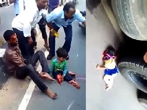 SAD: Boy in Shock with his Legs Destroyed, Little Sister Dead and Parents fucked Up