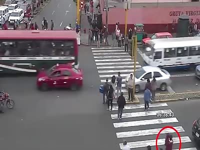 Bus runs over mother and son