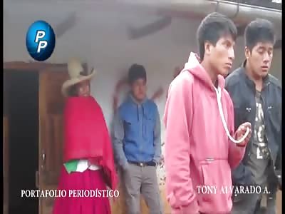 THREE THIEVES BEATEN BY 'PEASANTS PATROLS'