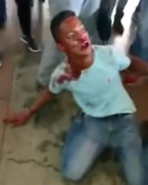 A LESSON FOR LIFE: THIEF IS PUNCHED AND KICKED WITHOUT MERCY