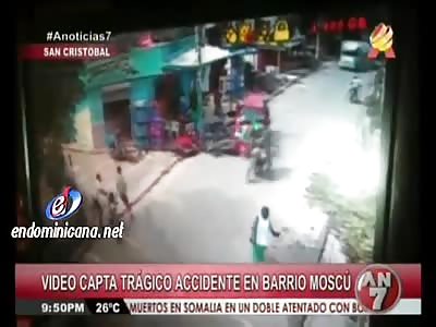 MOTHER AND TWO SONS RUN OVER BY CAR